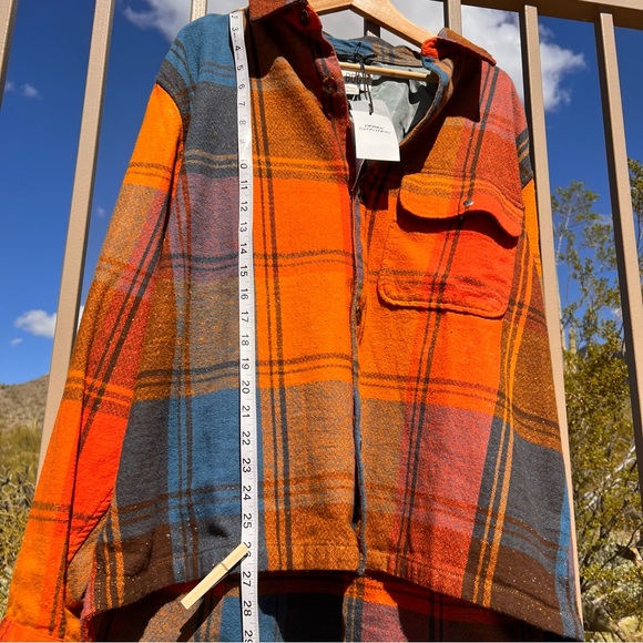 ⬇️NWT Urban Outfitters BDG Mens Plaid Overshirt Size L Color Red/Rouge (On Tag) - Picture 11 of 14